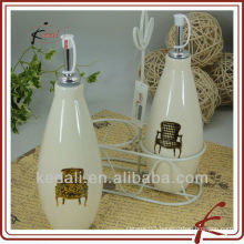 Hot Style Cheap Porcelain Ceramic Oil Bottle Oil and Vinegar Bottle